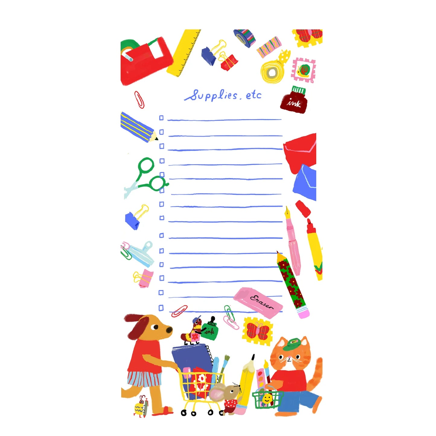 Stationery Store Day - Notepad - Stocking Up
