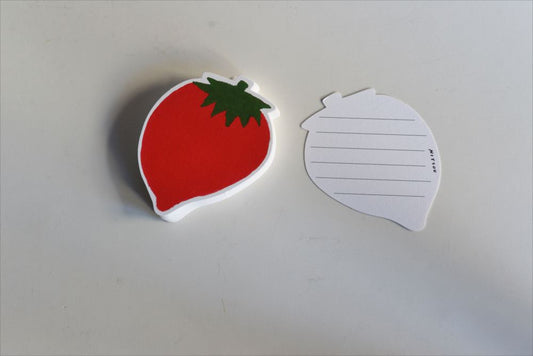 Classiky x mitsou - Die-Cut Message Cards - Strawberry
