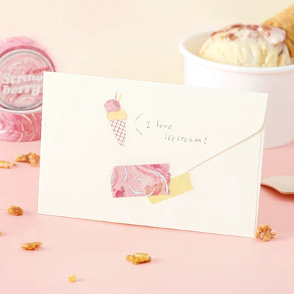 BGM Foil Washi Tape - We Love ICE Series - Strawberry