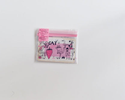Classiky x Toraneko Bonbon - Freezer Pouch - Strawberry Cat