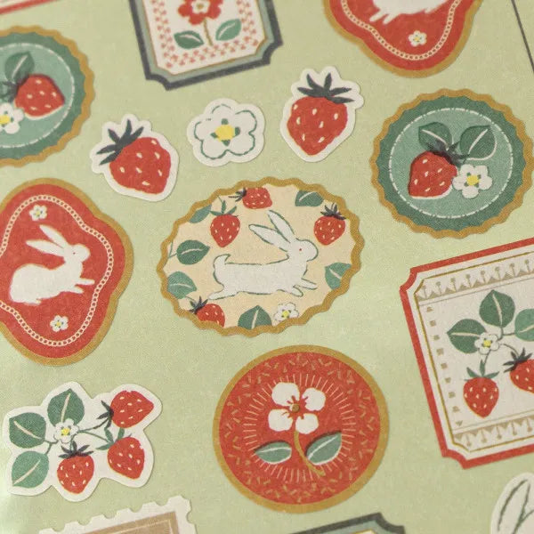 NB Large Sticker Sheet - Wanowa Series - Strawberry