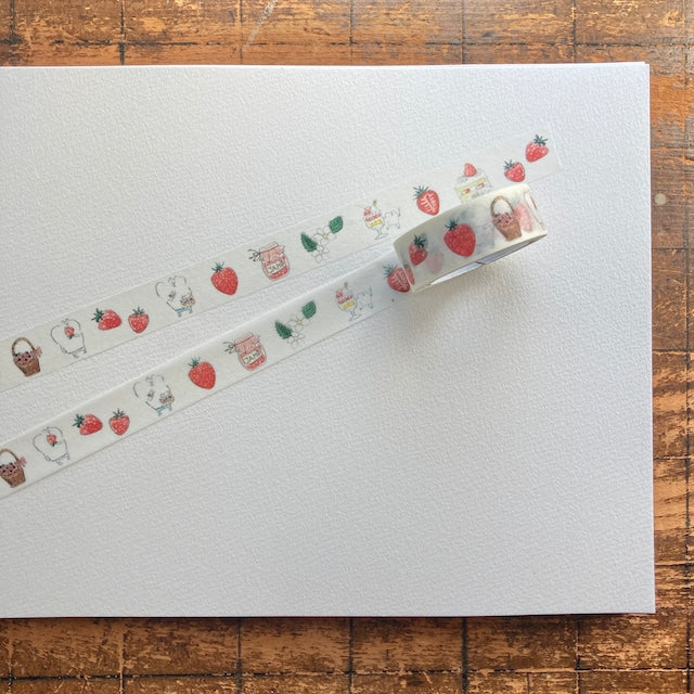Spica Garden Washi Tape - muu-chan Series - Strawberry