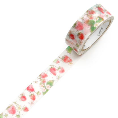 Saien Washi Tape - Set of 3 - Strawberry