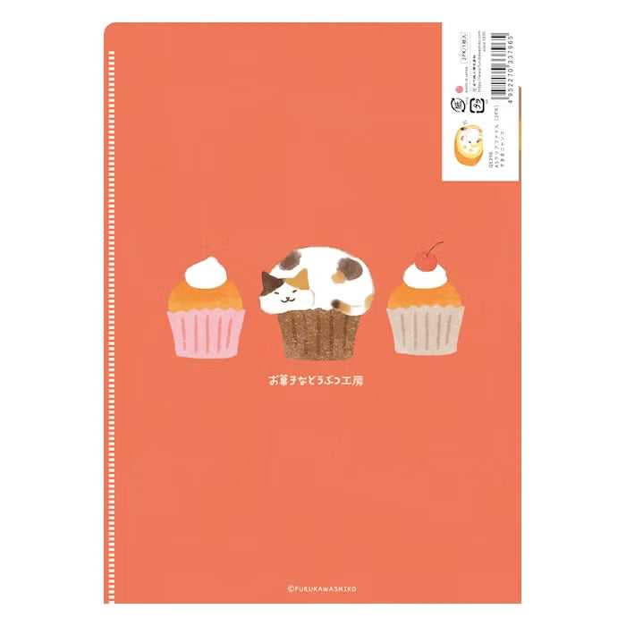 Furukawashiko A5 Clear File - Sweets Animal Workshop Vol. 3 - Sukima Nyanko