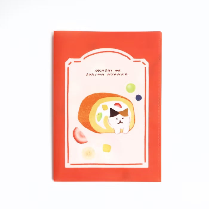 Furukawashiko A5 Clear File - Sweets Animal Workshop Vol. 3 - Sukima Nyanko