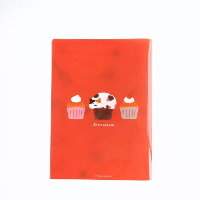 Furukawashiko A5 Clear File - Sweets Animal Workshop Vol. 3 - Sukima Nyanko