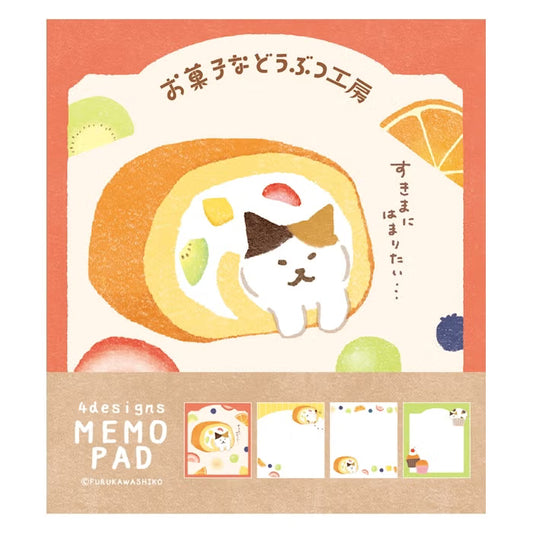 Furukawashiko Memo Pad - Sweets Animal Workshop Vol. 3 - Sukima Nyanko