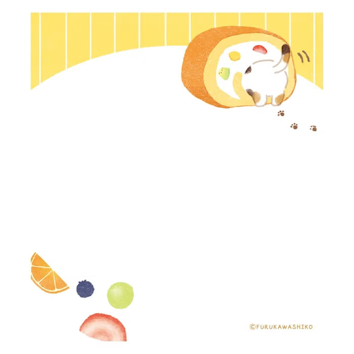 Furukawashiko Memo Pad - Sweets Animal Workshop Vol. 3 - Sukima Nyanko