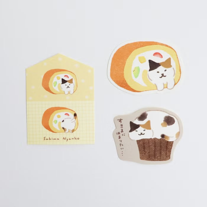 Furukawashiko Sticker Set - Sweets Animal Workshop Vol. 3 - Sukima Nyanko
