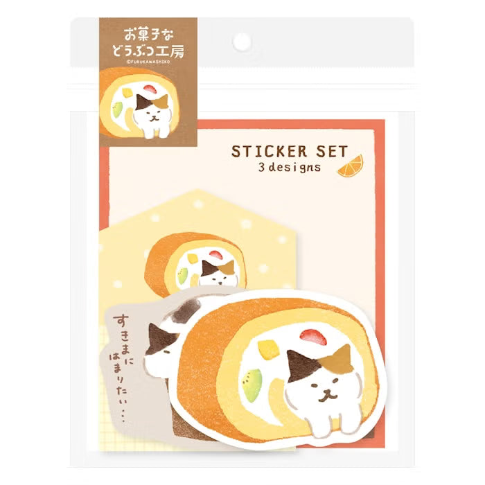Furukawashiko Sticker Set - Sweets Animal Workshop Vol. 3 - Sukima Nyanko