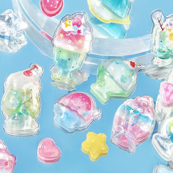 BGM Kyururun 3D Sticker Sheet - 2026 Summer Limited - Summer Sweet
