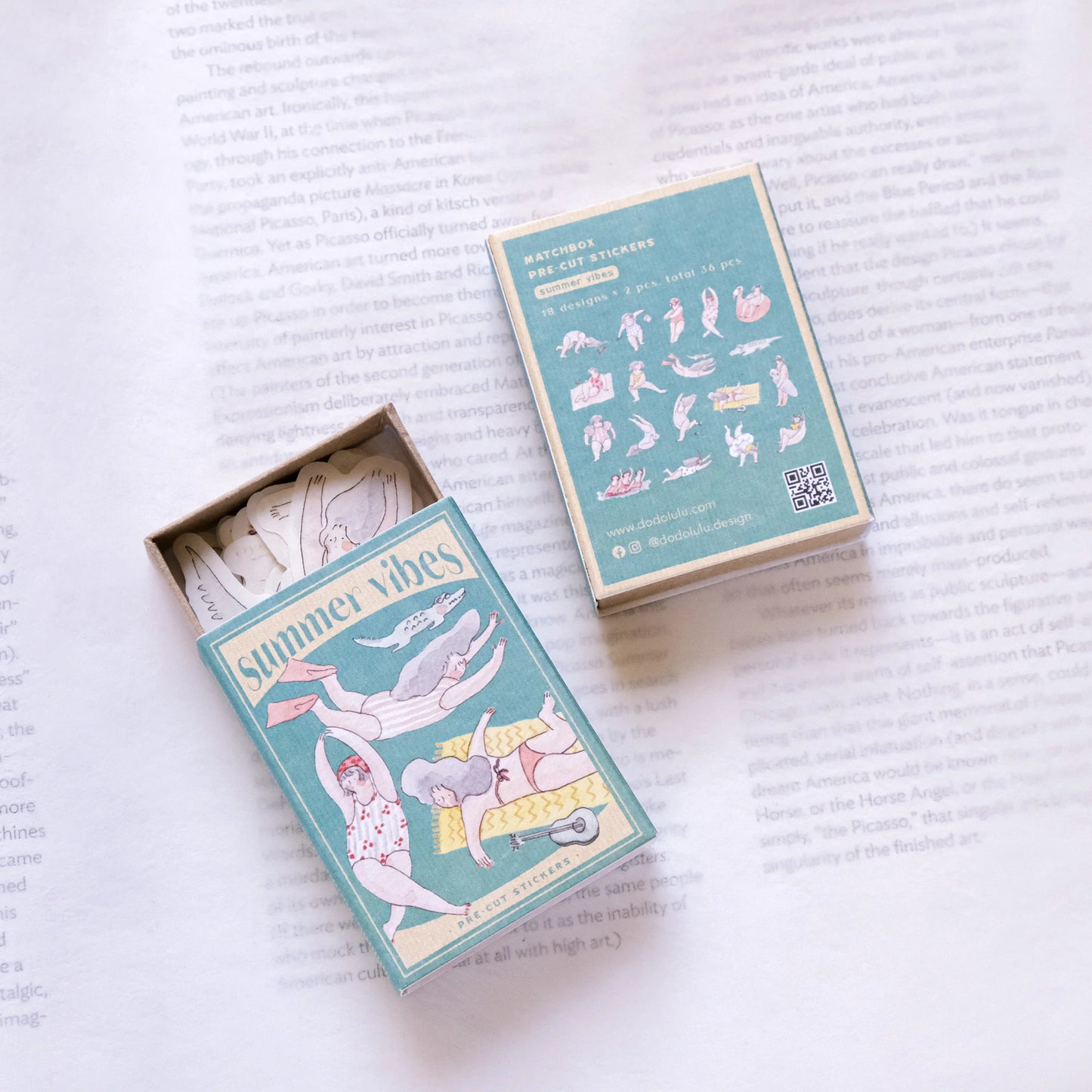 dodolulu - Washi Flake Stickers - Matchbox Series - Summer Vibes