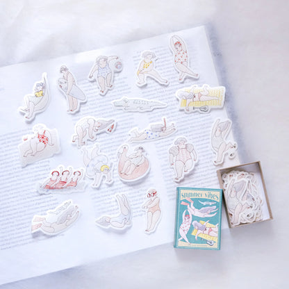 dodolulu - Washi Flake Stickers - Matchbox Series - Summer Vibes