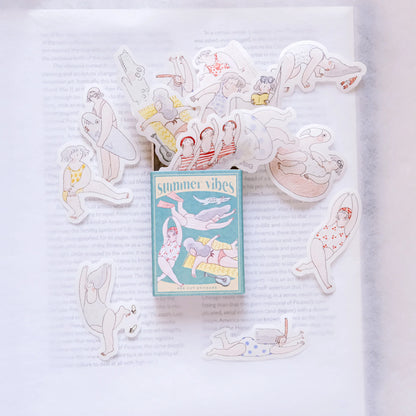 dodolulu - Washi Flake Stickers - Matchbox Series - Summer Vibes