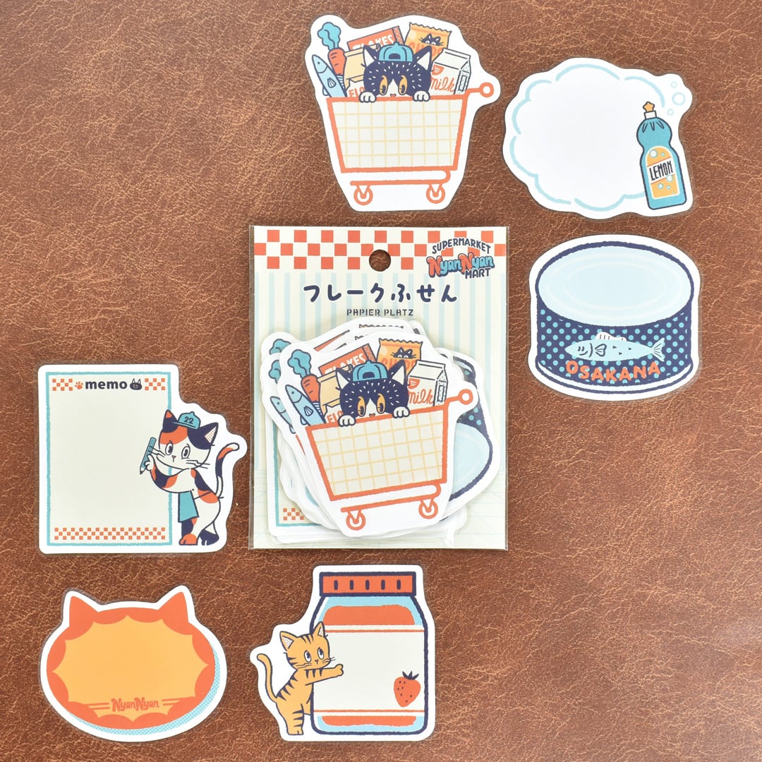 Papier Platz x ob1toy - Flake Sticky Notes - NyanNyan MART - Sunday