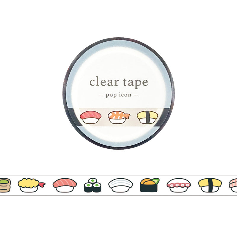 Mind Wave 7mm Clear Tape - Pop Icon - Sushi