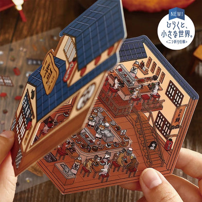 BGM Deco 2.5D Sticker Sheet - Diorama Vol. 3 - Sushi Restaurant