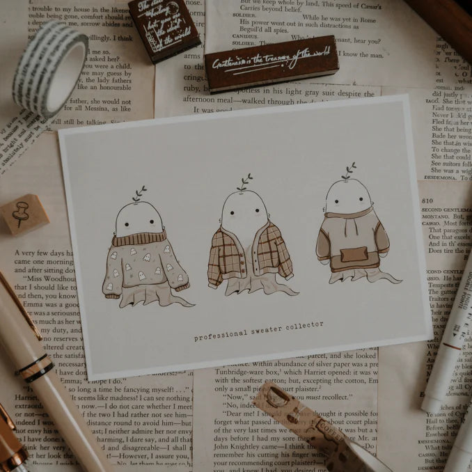 Savannah Scribbles Shop - Art Print - Sweater Weather