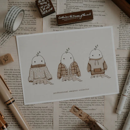 Savannah Scribbles Shop - Art Print - Sweater Weather