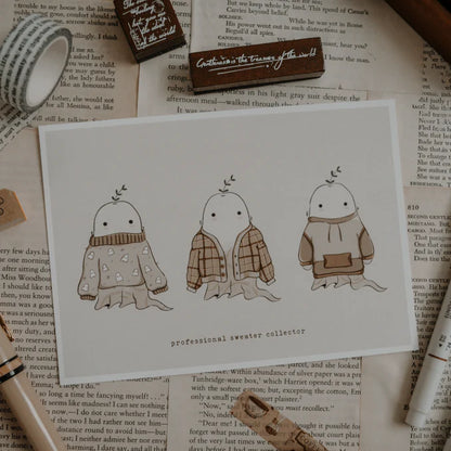 Savannah Scribbles Shop - Art Print - Sweater Weather