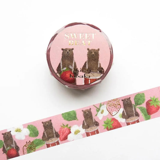 Cozyca x Akira Kusaka - Washi Tape -  Sweet Beat