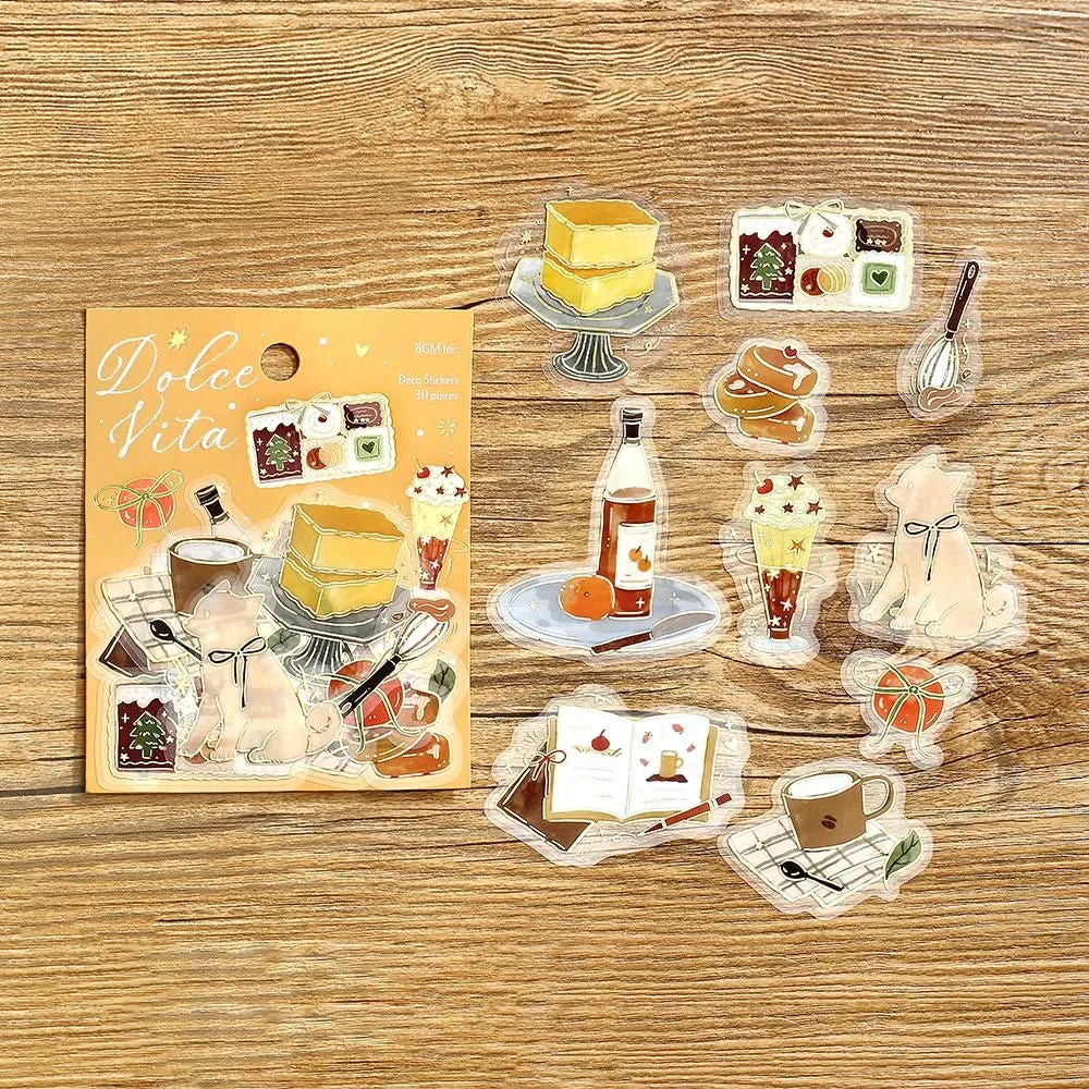 BGM Deco Stickers - Dolce Vita Series - Sweet Recipes