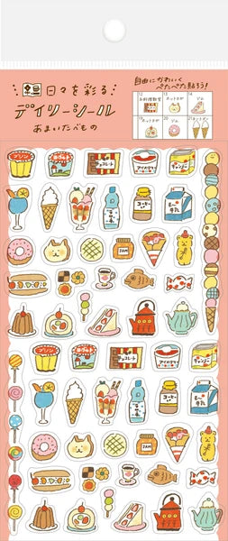 Furukawa Shiko Watashi-Biyori Daily Stickers - Sweets