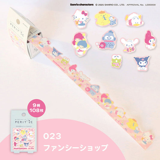 Sun-Star x Sanrio - Karakara Peritte Roll Sticker - Sweets