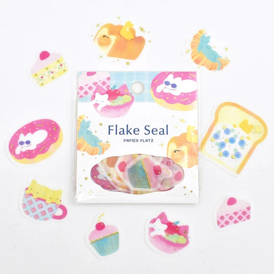 Papier Platz x Kazu Miyashita - Flake Stickers - Sweets Time