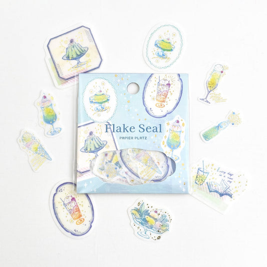 Papier Platz x nonnlala - Flake Stickers - Sweets Time