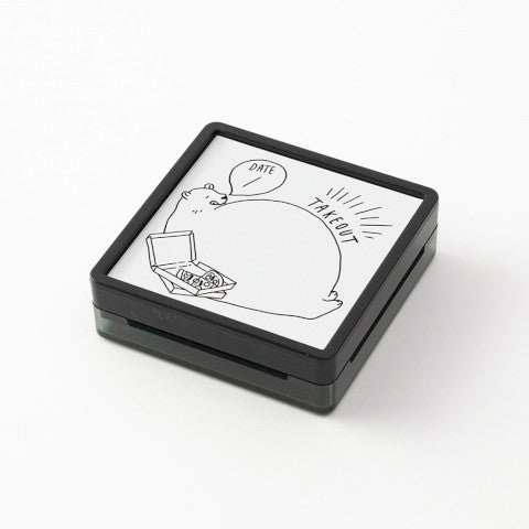 Midori Paintable Stamp - Pre-Inked - Take Out