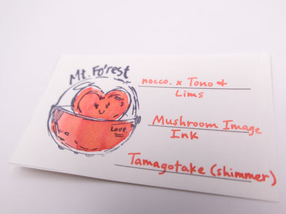 nocco. x Tono & Lims - Mushroom Image Ink - Tamagotake (Shimmer)