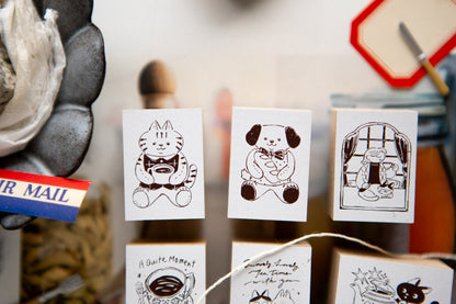 OURS - "The Gift" Stamp - Tea Room Series