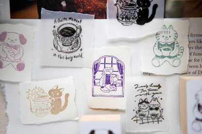 OURS - "The Gift" Stamp - Tea Room Series