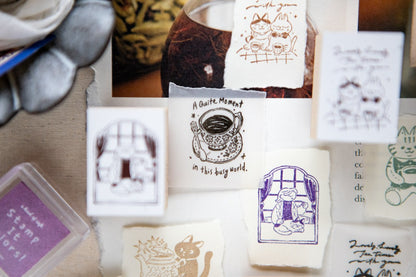 OURS - "The Gift" Stamp - Tea Room Series