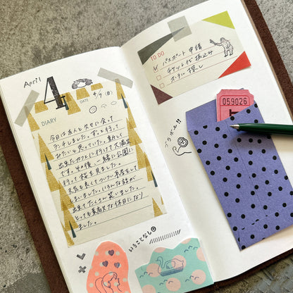 Mizushima Techo Scrap Large Memo Pad - Diary