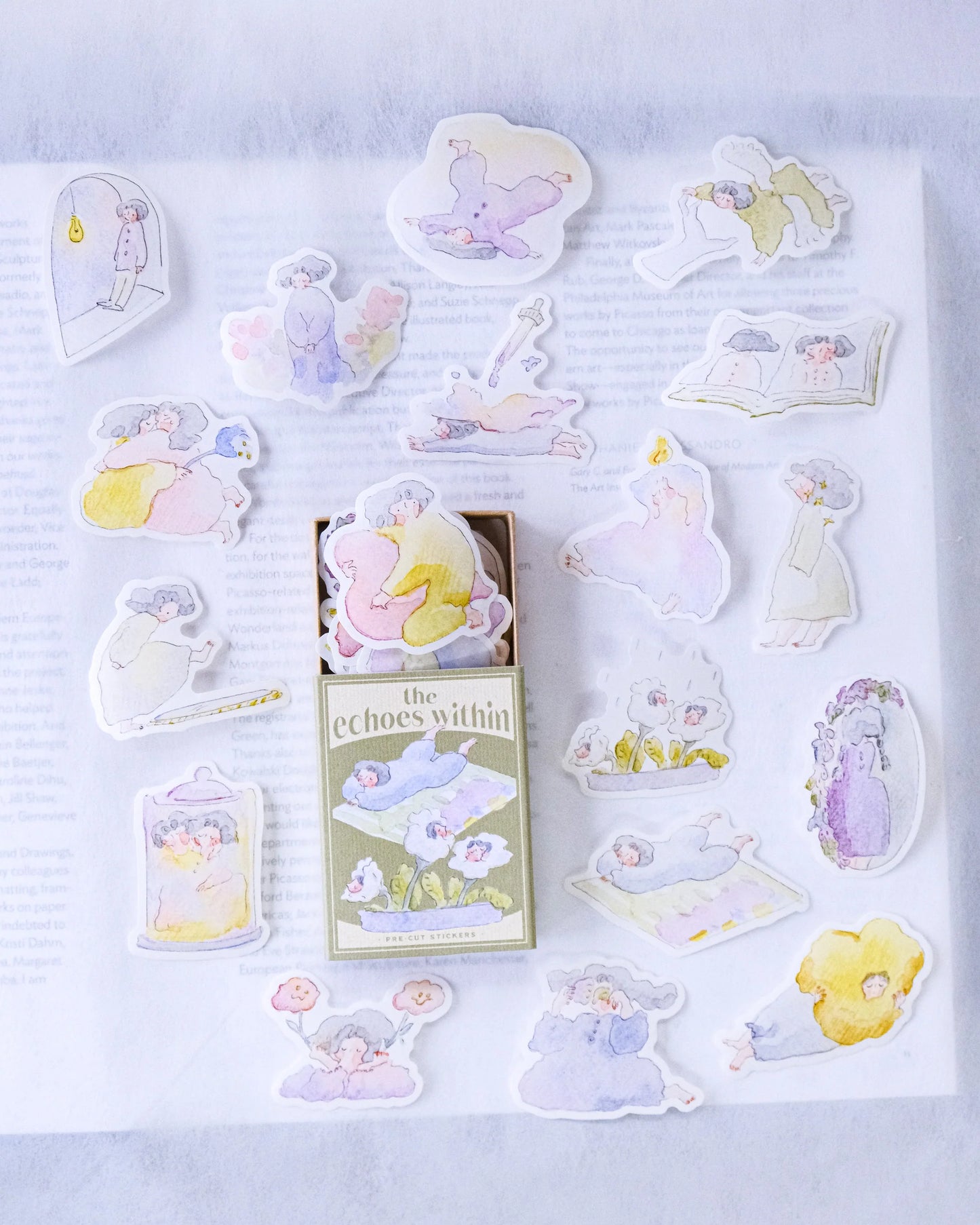 dodolulu - Washi Flake Stickers - Matchbox Series - The Echoes Within