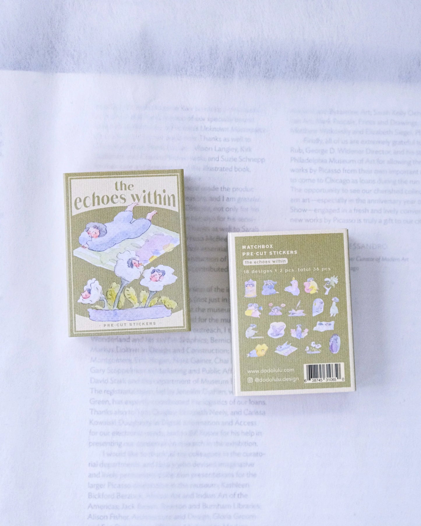 dodolulu - Washi Flake Stickers - Matchbox Series - The Echoes Within
