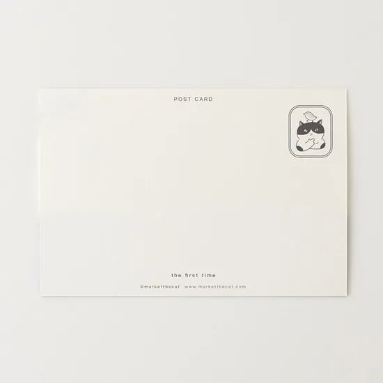 Market the Cat - Postcard - The First Time