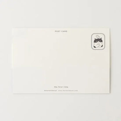 Market the Cat - Postcard - The First Time