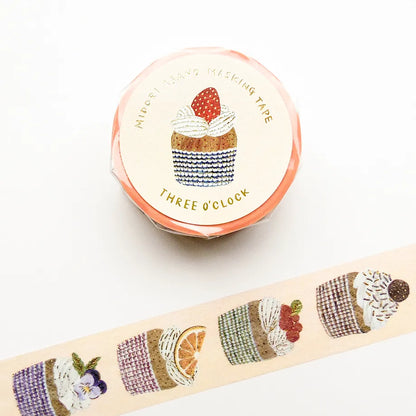 Cozyca x Midori Asano - Washi Tape -  Three O'Clock