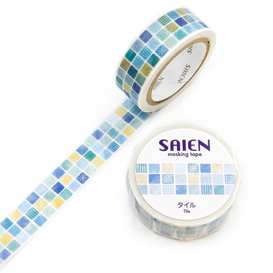 Saien - Washi Tape - Tile
