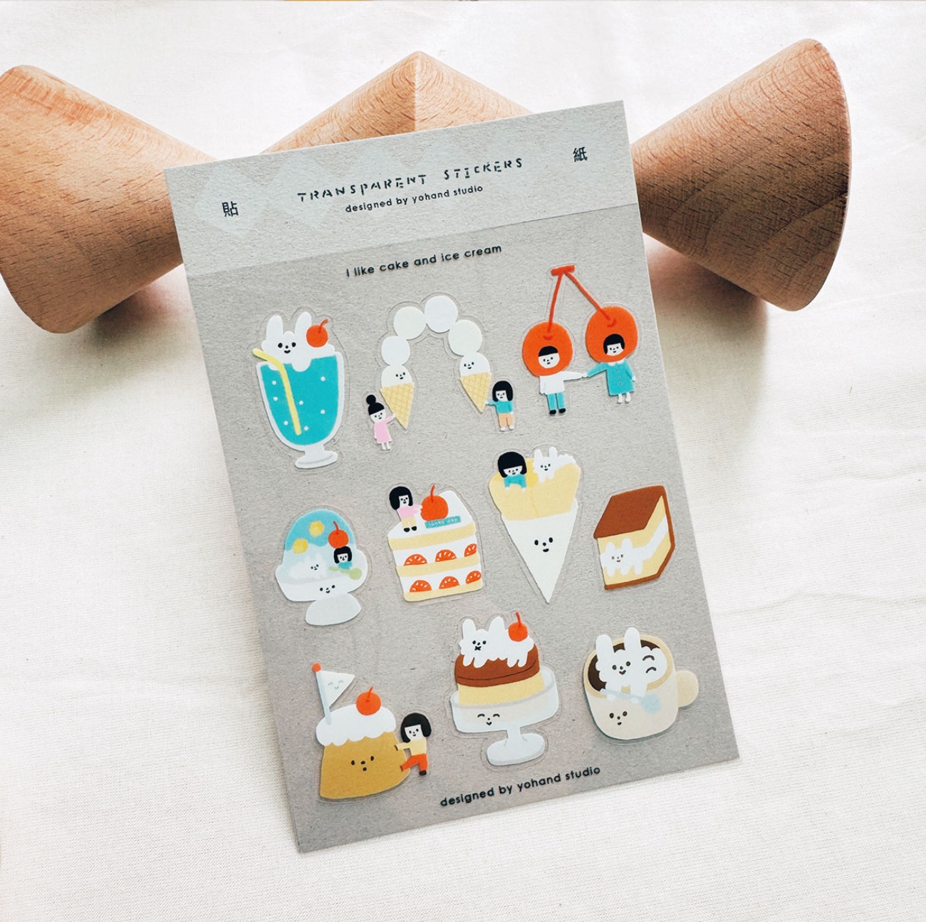 Yohand Studio Tiny Sticker Sheet - Afternoon Tea