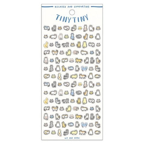 Mindwave Sticker Sheet Tiny Tiny Cat Mt Fo Rest