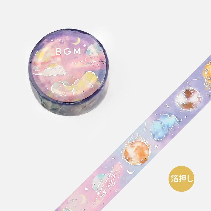 BGM Foil Washi Tape - Life Series - Tiny Cosmo