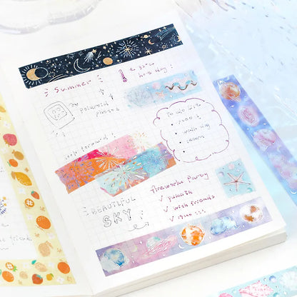 BGM Foil Washi Tape - Life Series - Tiny Cosmo