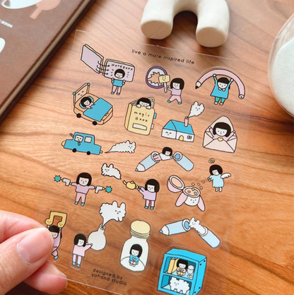 Yohand Studio Tiny Sticker Sheet - Freedom