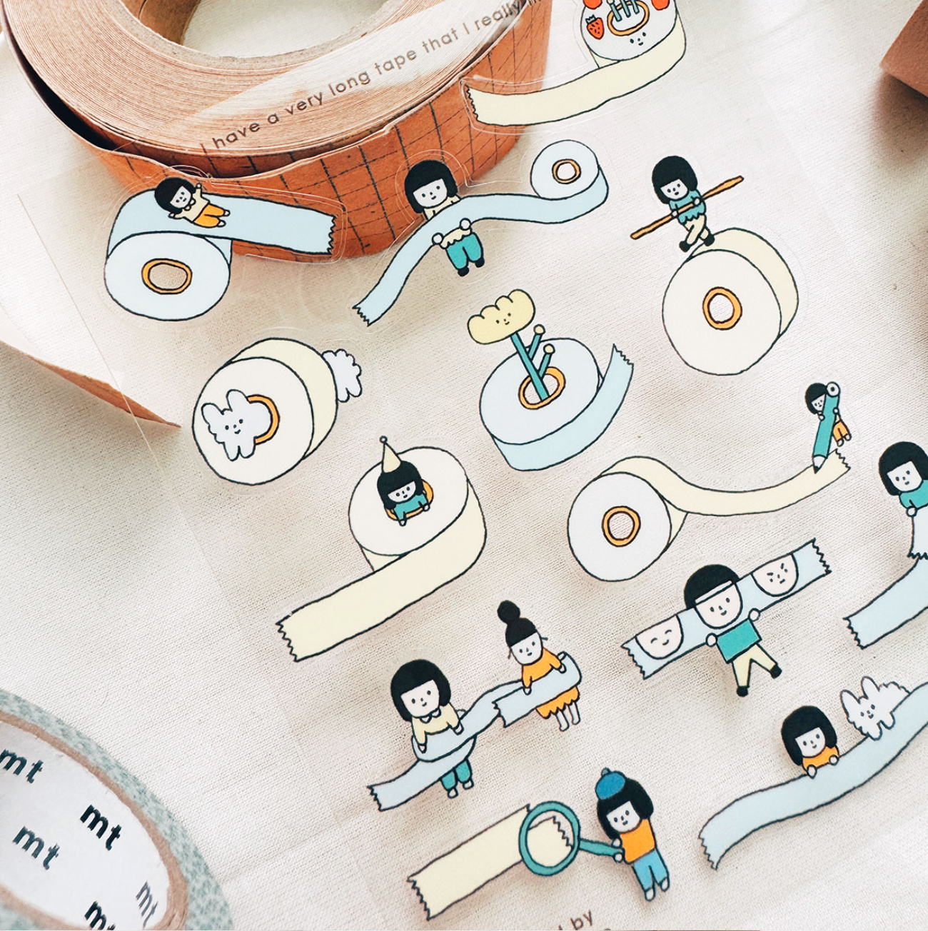 Yohand Studio Tiny Sticker Sheet - Imagination of Tape