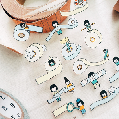 Yohand Studio Tiny Sticker Sheet - Imagination of Tape