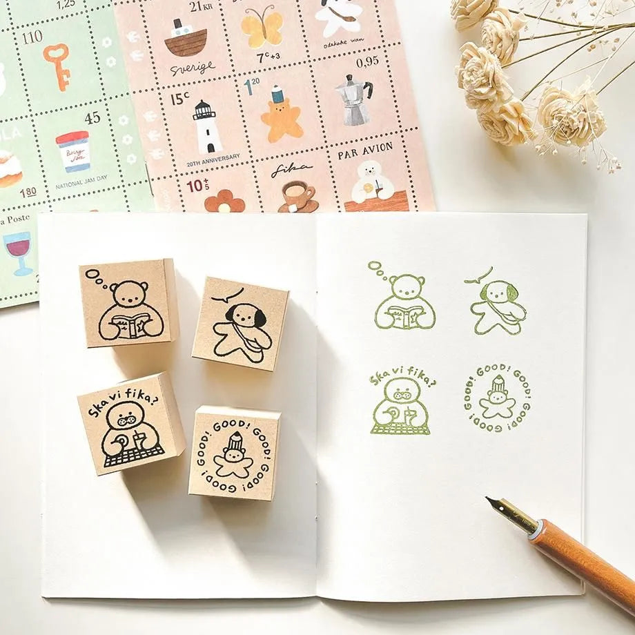 Cozyca x Mariko Fukuoka - A6 Stamp Notebook - Tiny Note